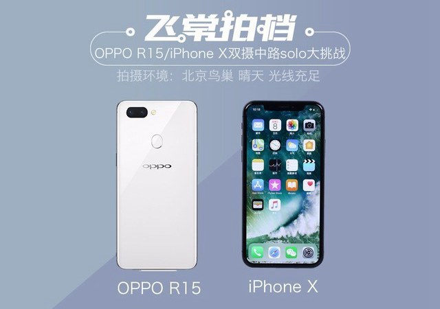 iPhoneX拍照和OPPOR15拍照有哪些区别?
