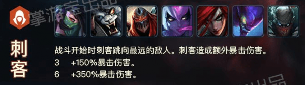 云顶之弈刺客流阵容搭配推荐